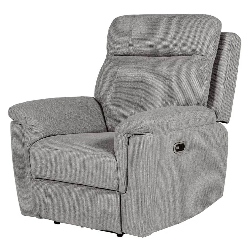 Baraboo 1-Seater Electric Recliner Sofa - Grey, Fabric image