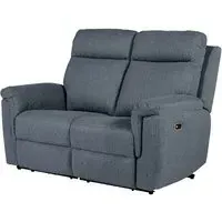 Baraboo 2-Seater Electric Recliner Sofa - Azul, Fabric