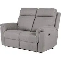 Baraboo 2-Seater Electric Recliner Sofa - Grey, Fabric