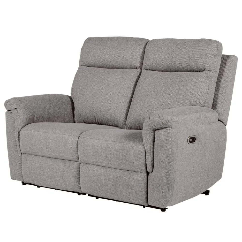 Baraboo 2-Seater Electric Recliner Sofa - Grey, Fabric