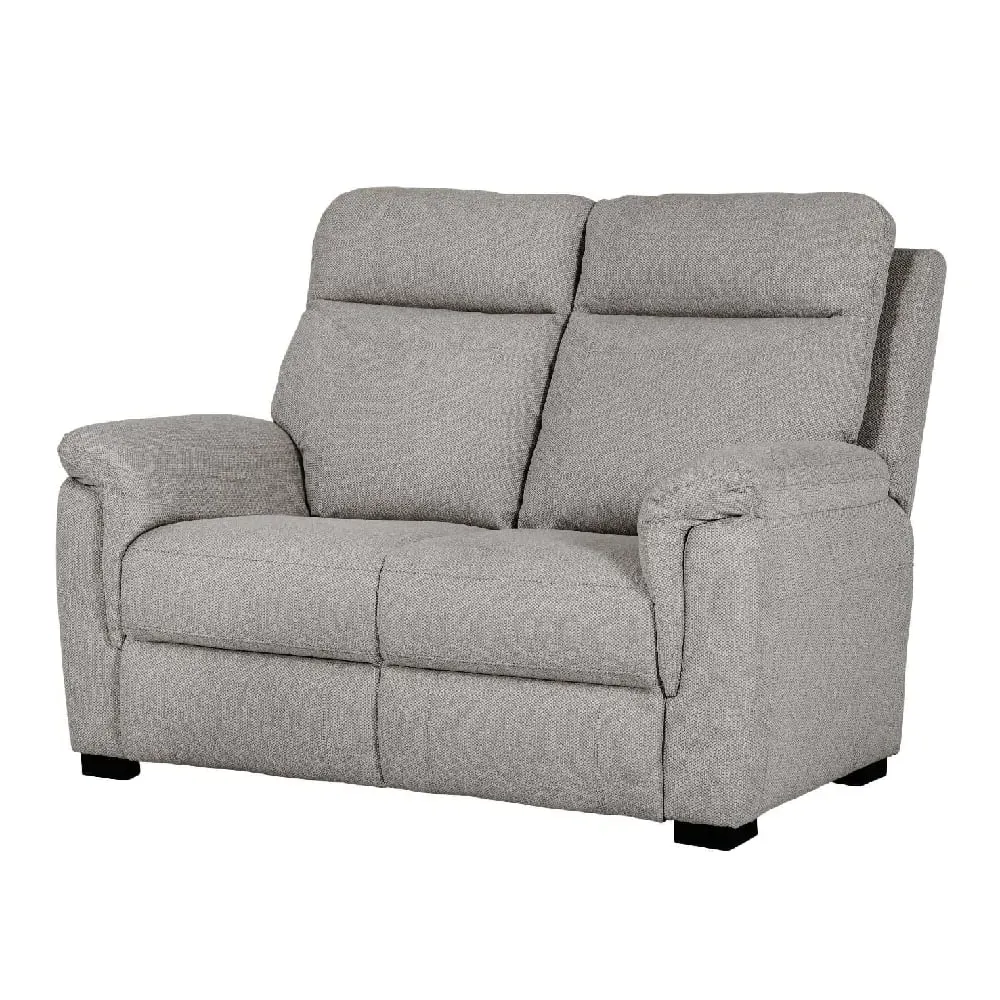 Baraboo 2-Seater Sofa with Black Legs - Grey, Fabric image
