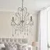 Baraboo 3 Light Glass Pendant Ceiling Light - Aged Silver
