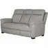 Baraboo 3-Seater Sofa with Black Legs - Grey, Fabric