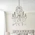 Baraboo 5 Light Glass Pendant Ceiling Light - Aged Silver