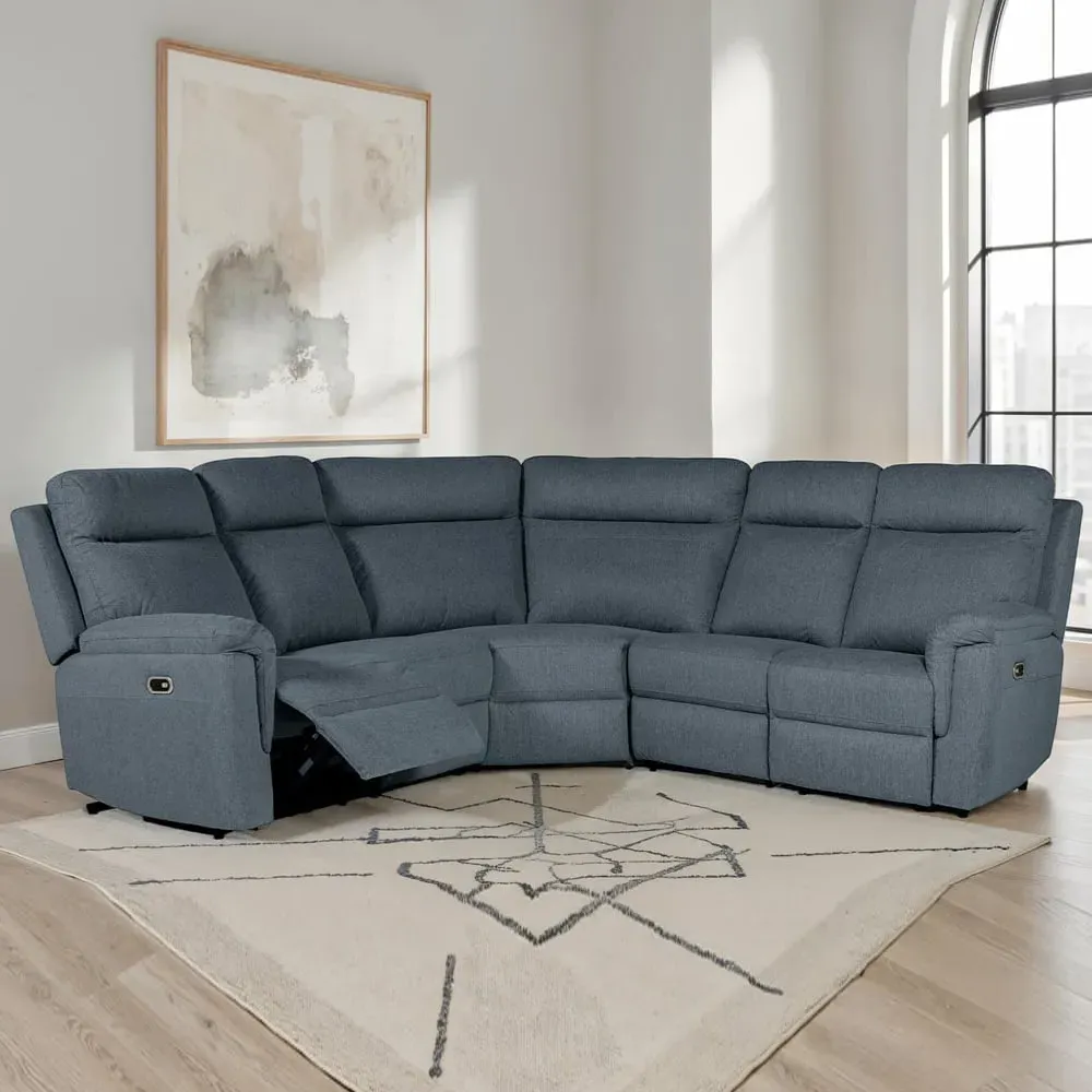 Baraboo Corner Electric Recliner Sofa - Azul, Fabric