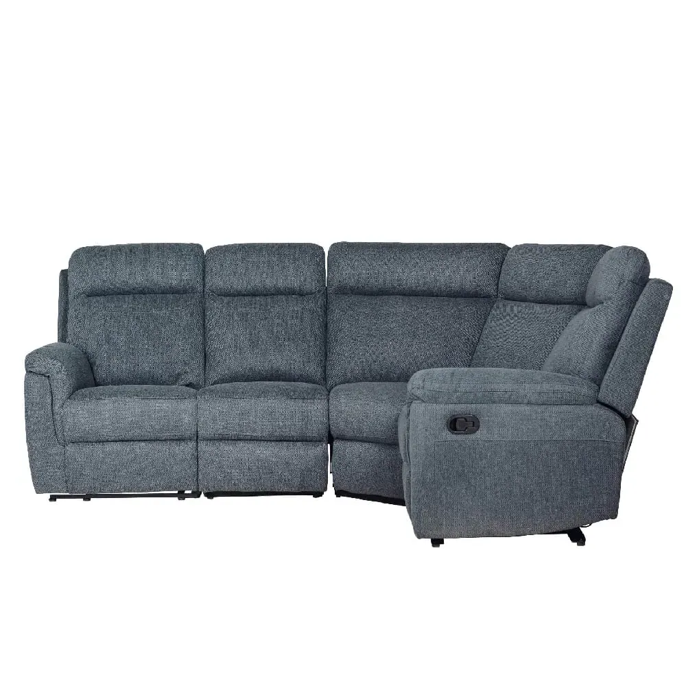 Baraboo Corner Sofa Electric Recliner - Azul, Fabric