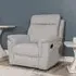 Baraboo Fabric Manual Recliner Chair - Grey