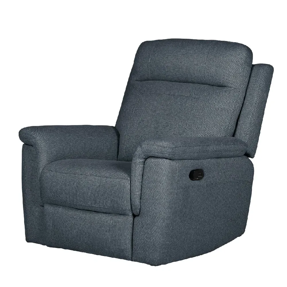 Baraboo Manual Recliner Chair - Azul, Fabric image