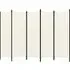 Barbel 5-Panel Room Divider - White, Fabric