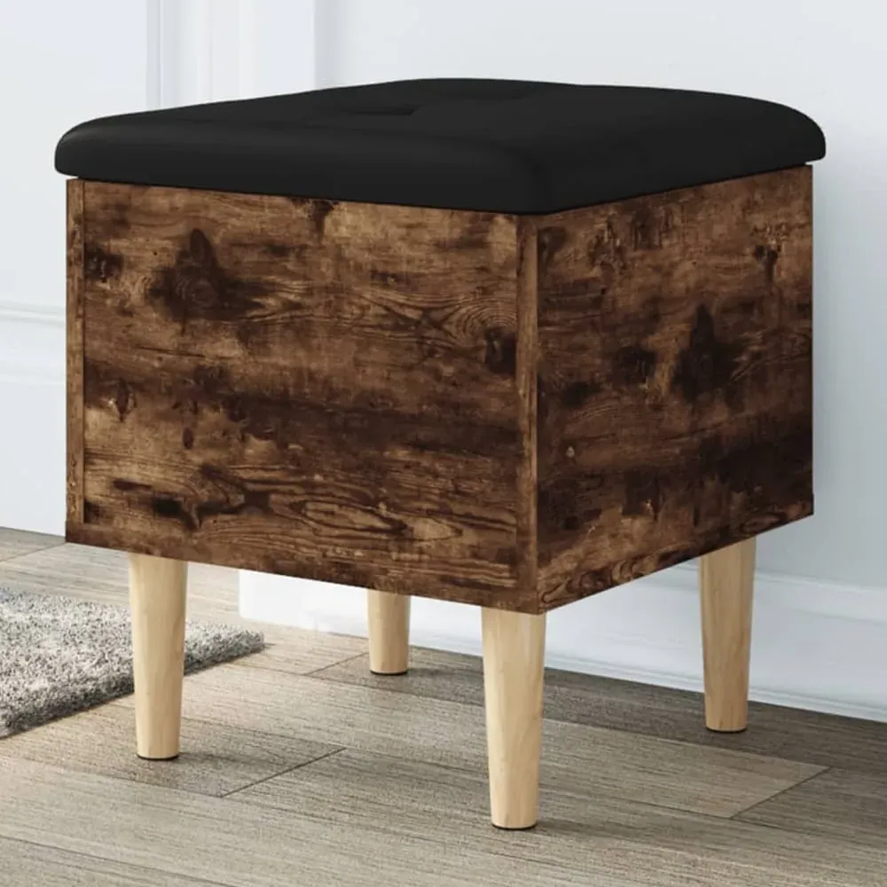 Barberton Hallway Storage Bench with Storage - Black image