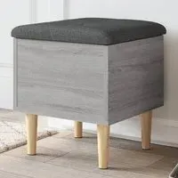 Barberton Hallway Storage Bench with Storage - Grey