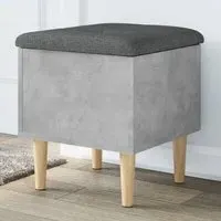 Barberton Hallway Storage Bench with Storage - Grey