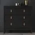 Barcila 3-Drawer Chest of Drawers - Matt Black, Wood