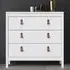 Barcila 3-Drawer Chest of Drawers - White, Wood