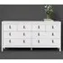 Barcila 8-Drawer Chest of Drawers - White, Wood
