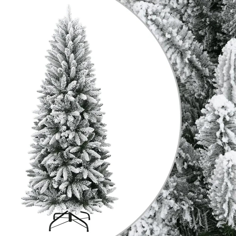Barco 240cm Flocked Snow Artificial Christmas Tree - White image