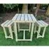 Barkingside Garden Bar Set with 2 Stools - Natural