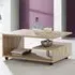 Barletta G-Shape Coffee Table with Storage - Wood