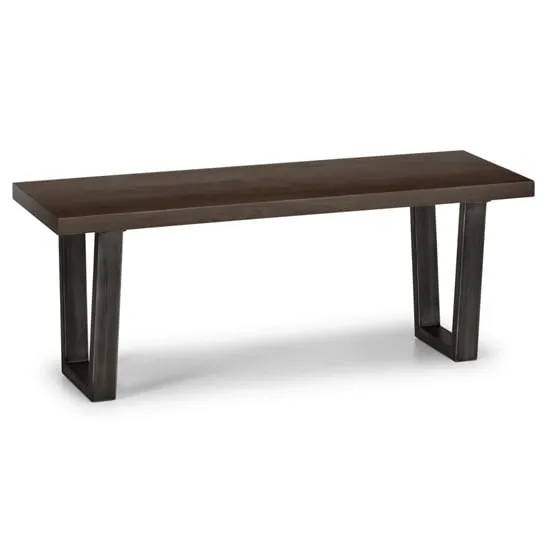 Barras Dining Bench - Dark Oak image