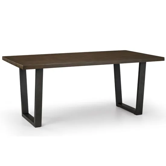Barras Dining Table - Dark Oak