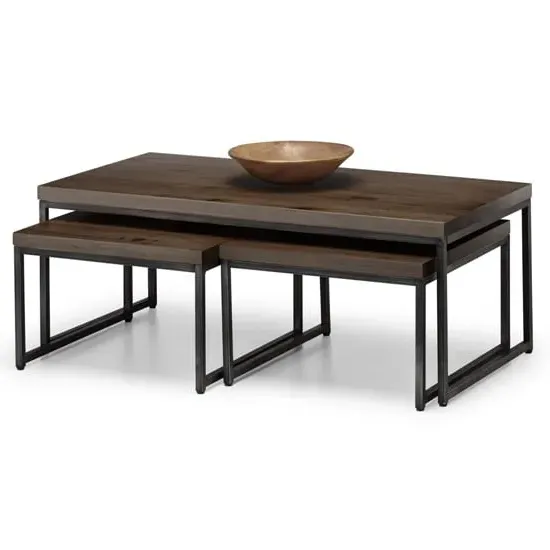 Barras Nesting Coffee Tables - Dark Oak