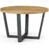 Barras Round Dining Table - Oak