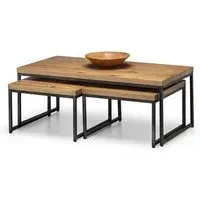 Barras Set of 3 Coffee Tables - Oak