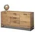Barras Sideboard with 2 Doors and 3 Drawers - Oak