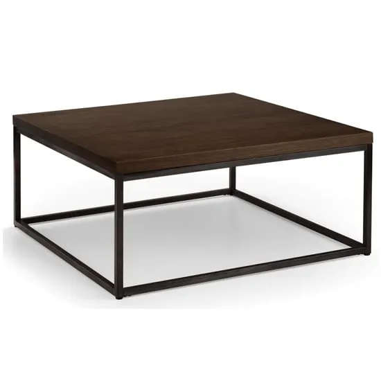 Barras Square Coffee Table - Dark Oak