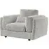Barrie 1-Seater Sofa - Grey, Fabric