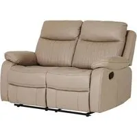 Barrie 2-Seater Recliner Sofa - Brown, Fabric