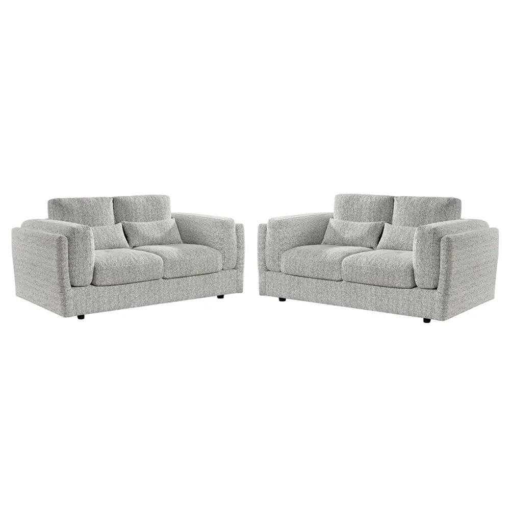 Barrie 3+2 Seater Sofa Set - Beige, Fabric