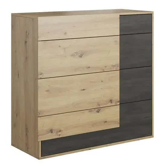 Barrie 4 Drawer Chest - Artisan Oak image