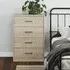 Barrie 4 Drawer Chest - Light Oak, MDF