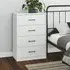 Barrie 4 Drawer Chest - White, MDF