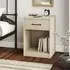 Barrie Bedside Cabinet with Drawer - Light Oak