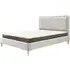 Barrie Double Bed Frame - Warm Stone, Fabric