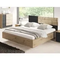 Barrie King Size Bed Frame - Artisan Oak
