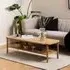 Barrie Rectangular Coffee Table with Undershelf - Oak