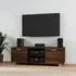 Barrie TV Stand with 2 Doors - Brown Oak