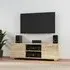 Barrie TV Stand with 2 Doors - Sonoma Oak
