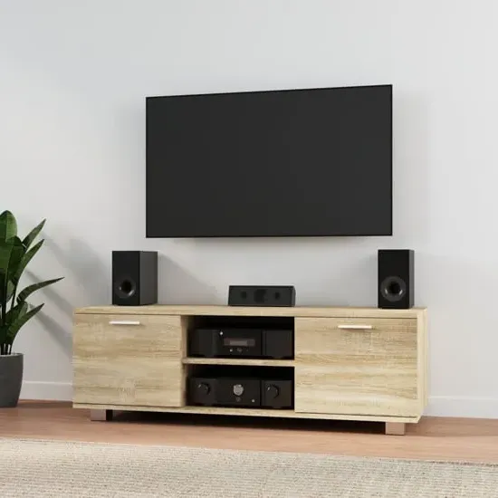 Barrie TV Stand with 2 Doors - Sonoma Oak