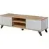 Barrie TV Stand with 2 Flap Doors - Matt Grey