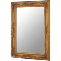Barstik Floral Wall Mirror - Gold
