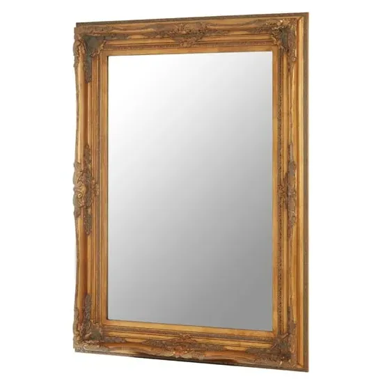 Barstik Floral Wall Mirror - Gold