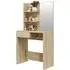 Basile Dressing Table with Mirror - Sonoma Oak
