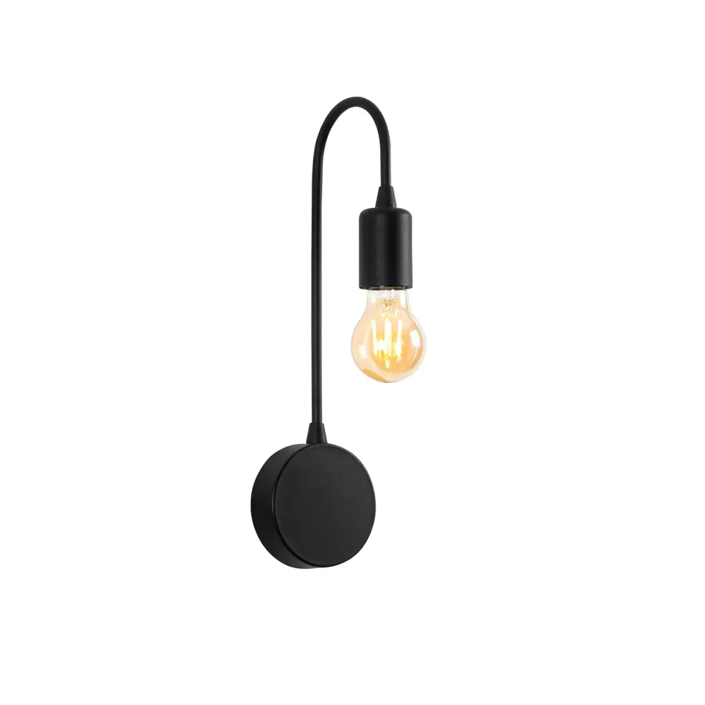 Baston Metal Wall Lamp - Black product