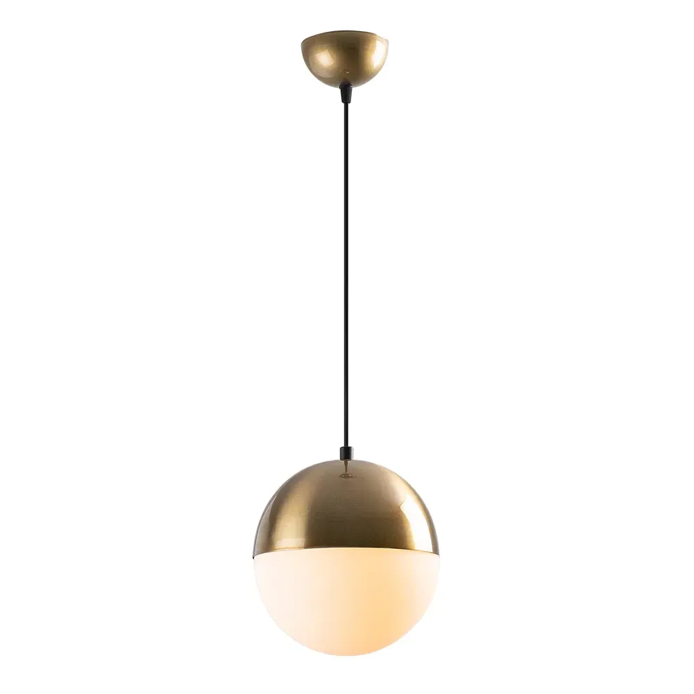Bastos Metal Pendant Light - Vintage White, Glass product