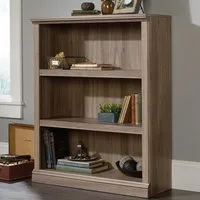 Batesville 3-Shelf Bookcase - Salt Oak