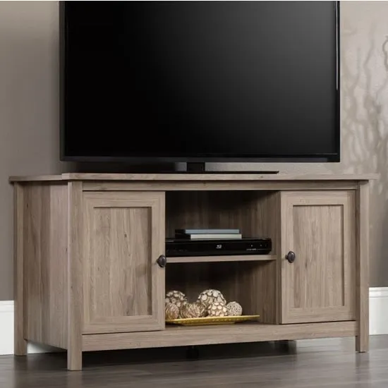 Batesville TV Stand with 2 Doors - Salt Oak image